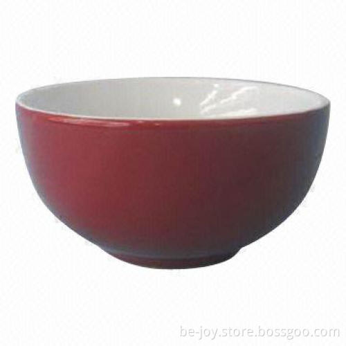 Ceramic Bowls with Glaze Color and Designs